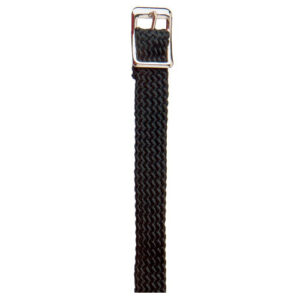 Correa Espuela Inglesa Hh Nylon fina negro con hebilla